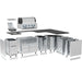 Broil King 111 x 70-Inch Outdoor Kitchen Island | Cabinet Layout