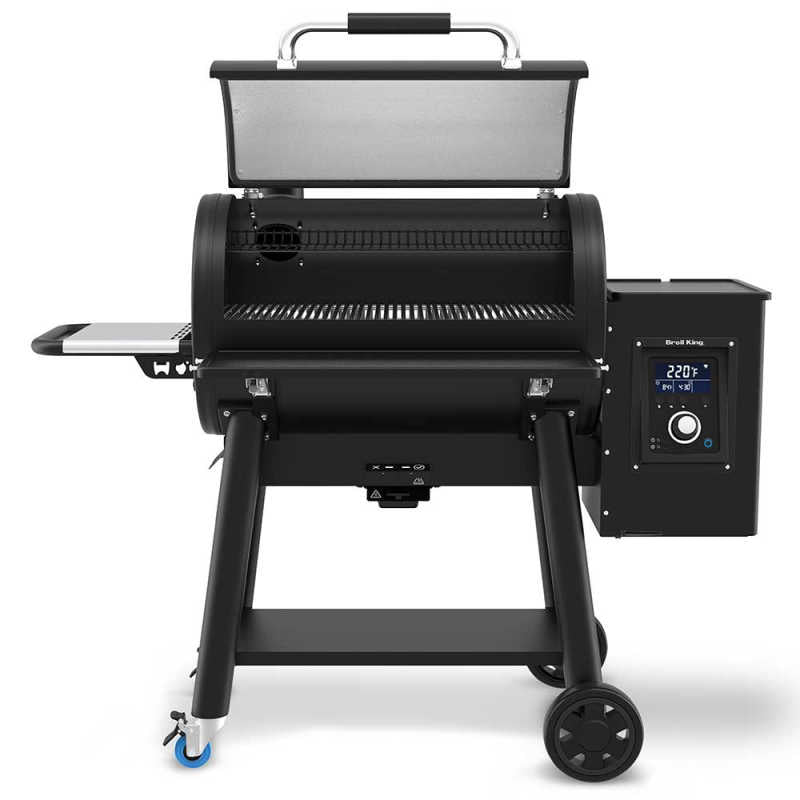 Broil King Pellet 500 Pro Grill | Hood Opened