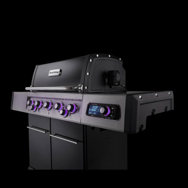 Broil King Regal Q 590 Pro IR Gas Grill | Purple Gas Knobs