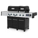 Broil King Regal Q 690 Pro IR Black Gas Grill | Dual Grill Hood