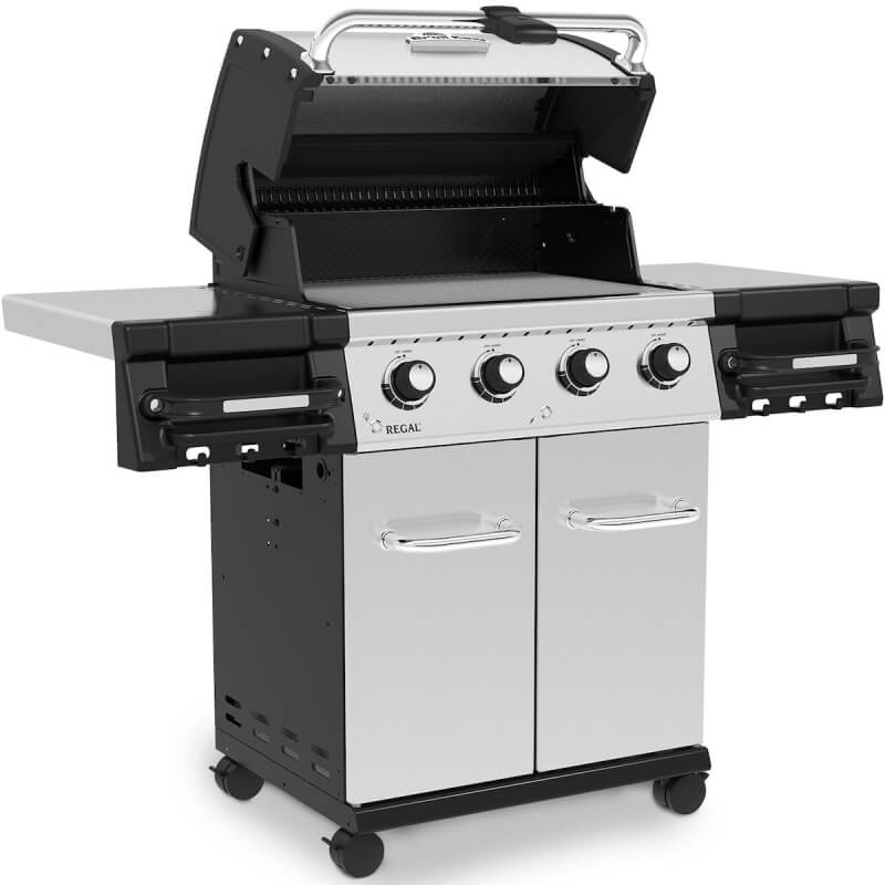 Broil King Regal S 420 PRO 4-Burner Gas Grill | Handle Mounted Grill Light