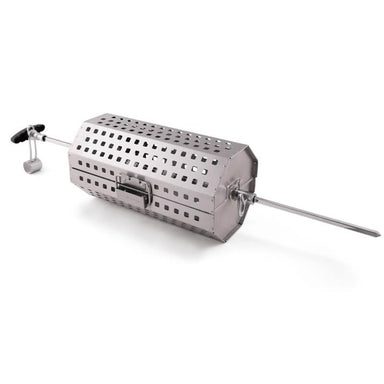 Broil King Rotisserie Tumble Basket | On Rotisserie Spit