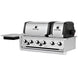 Broil King Regal S 690i Pro Infrared 6-Burner Built In Gas Grill Angled View