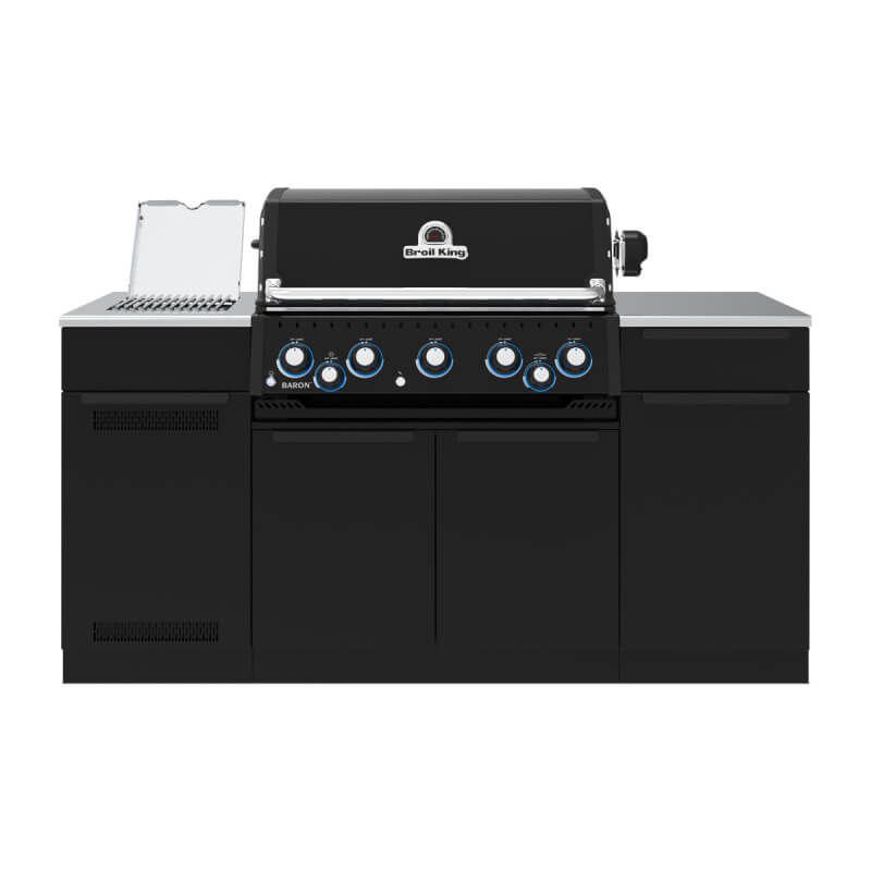 Broil King Baron Shadow 590i 5-Burner Gas Grill With Rotisserie & Side Burner