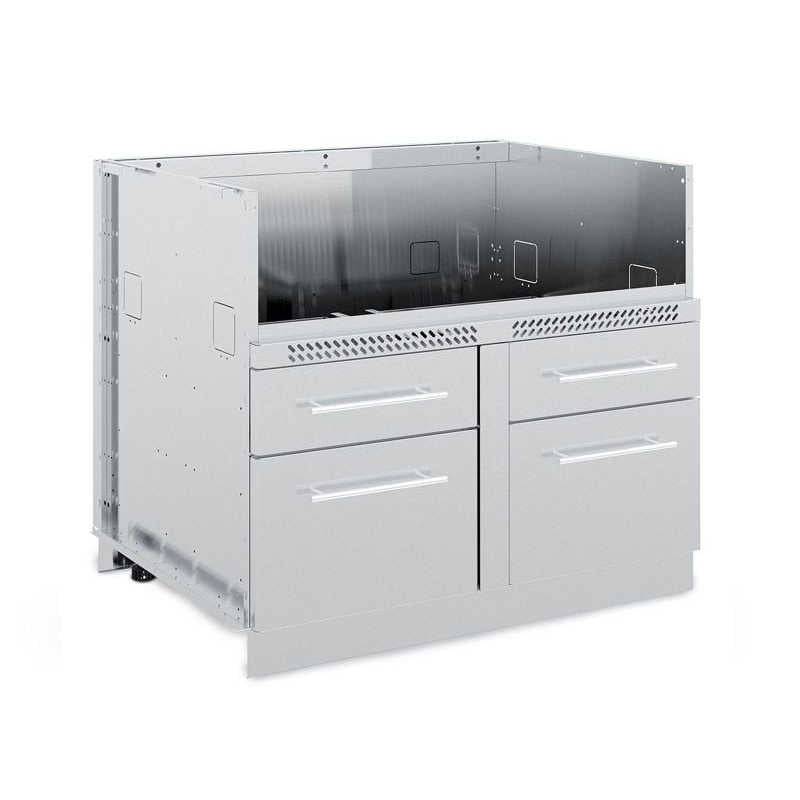 Broil King Stainless Steel 5 Burner Grill Cabinet | Angled View