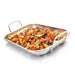 Broil King 18 X 11-Inch Stainless Steel Roaster Basket | Shown with Veggies