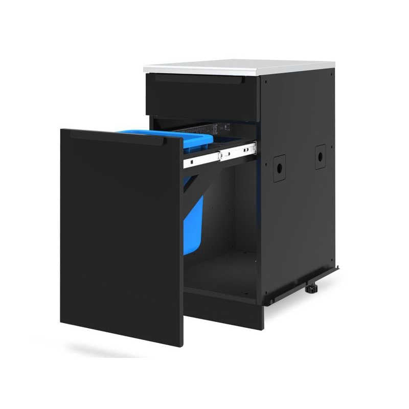 Broil King Waste Organizer Cabinet in Black | Two Bin Design