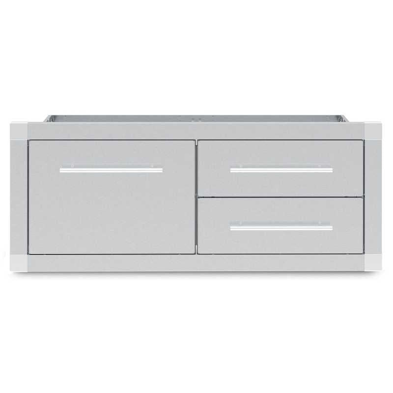 Broil King Stainless Steel Enclosed Triple Drawer Combo | 304 Stainless Steel