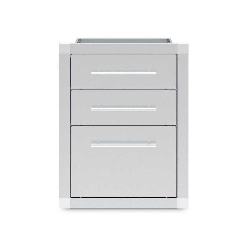 Broil King Stainless Steel Enclosed Triple Drawer Assembly