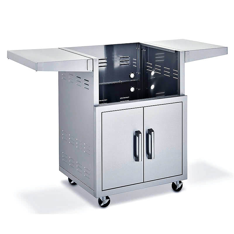 Broilmaster 26" Stainless Freestanding Gas Grill with stainless steel cart