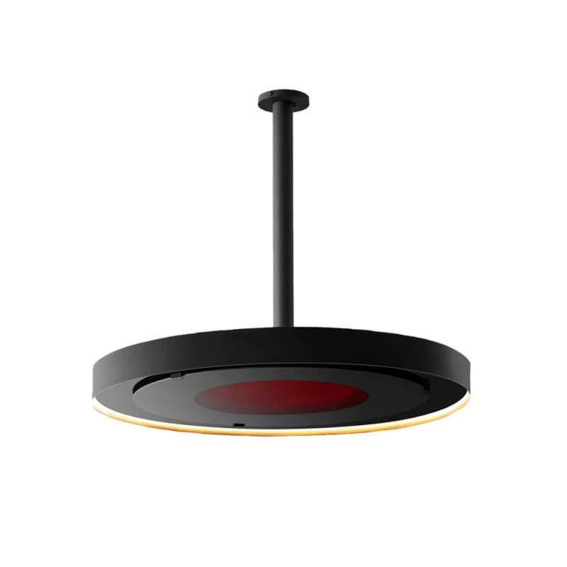 Bromic Eclipse 2900 Watt Electric Heater & Light | 24-Inch Straight Pole Mount