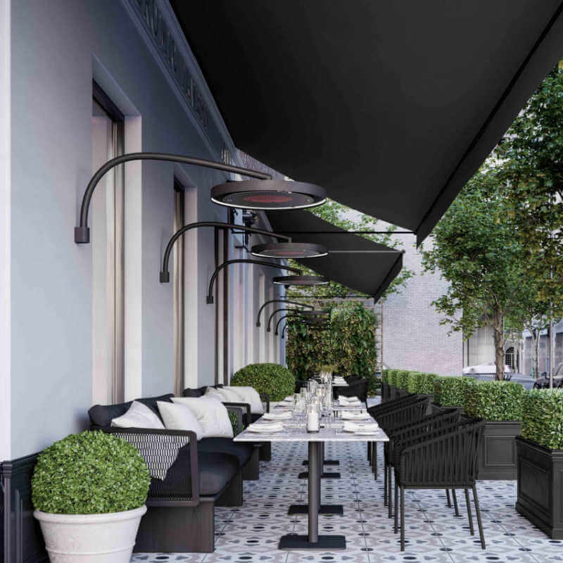 Shown with Wall Mount At Restaurant