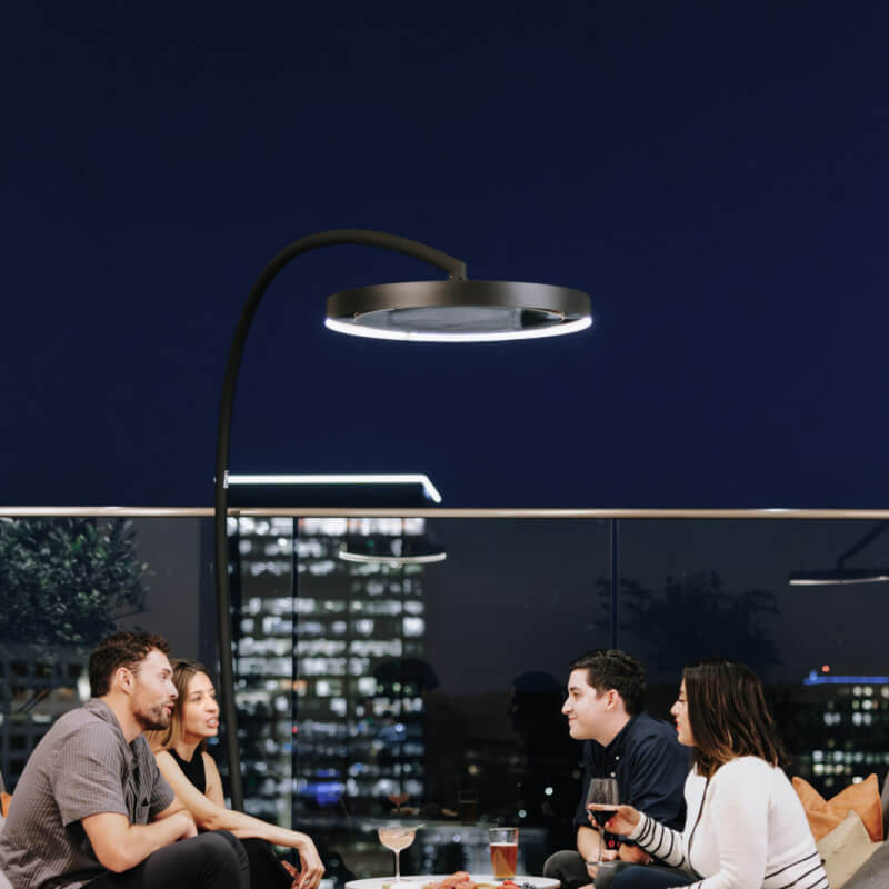 Bromic Eclipse Electric Freestanding Heater & Light | Dimmer Control