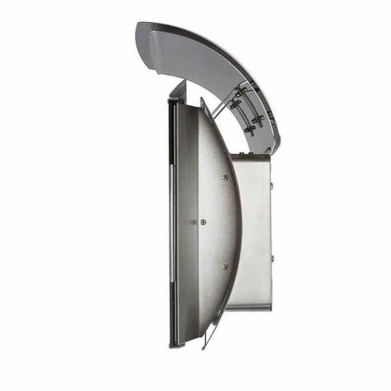 Bromic Heating Low Clearance Heat Deflector | Side View