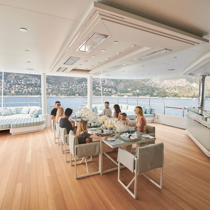 Marine Grade | Shown on Yacht Dining Area