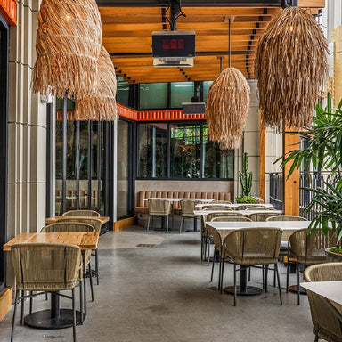 Bromic Heating Platinum Smart-Heat 300 Gas Heater | Shown in Restaurant