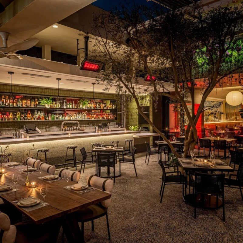 Bromic Platinum 500 Gas Heater | Ceiling Mounting At Restaurant