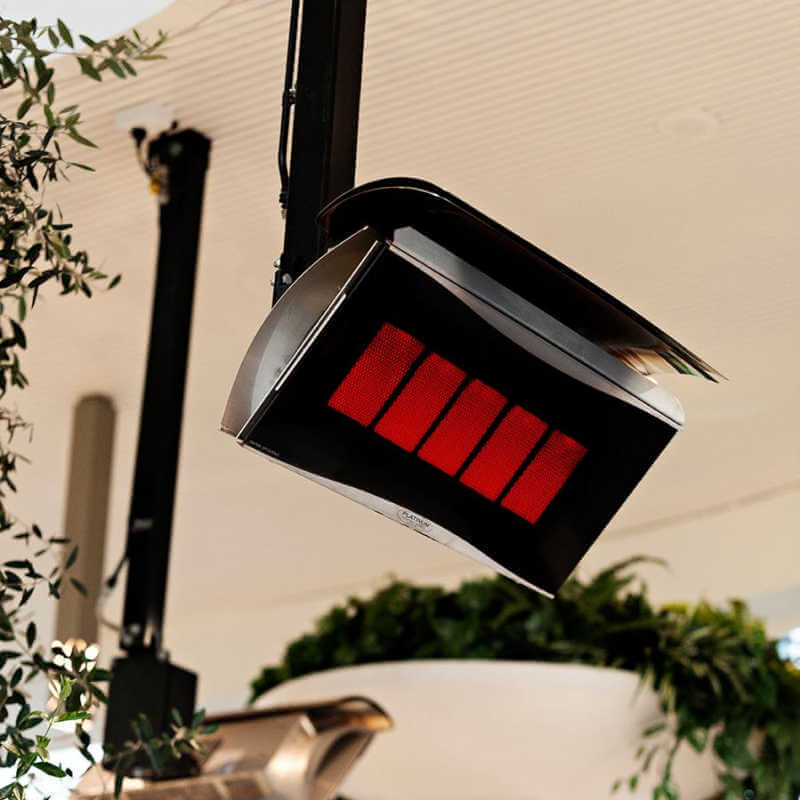 Bromic Platinum 500 Gas Heater | Shown Mounted on Ceiling
