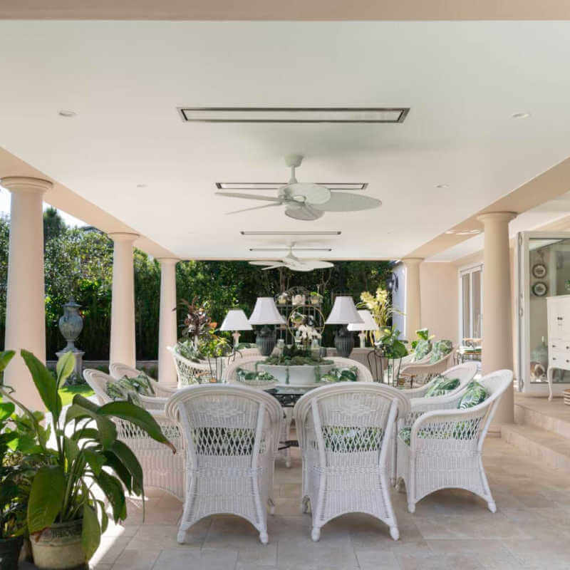 Bromic Platinum Electric Heater | Mounted with Fans