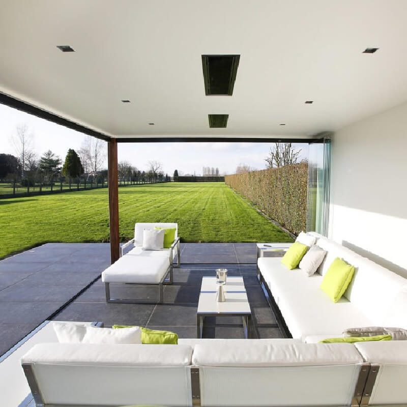 Bromic Heating Platinum Electric Heater | Shown Installed in Ceiling