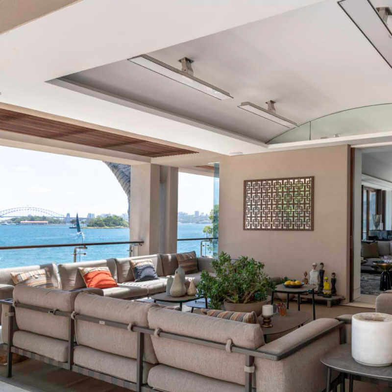 Bromic Platinum Series Tube Suspension Kit | Mounted on Ceiling 