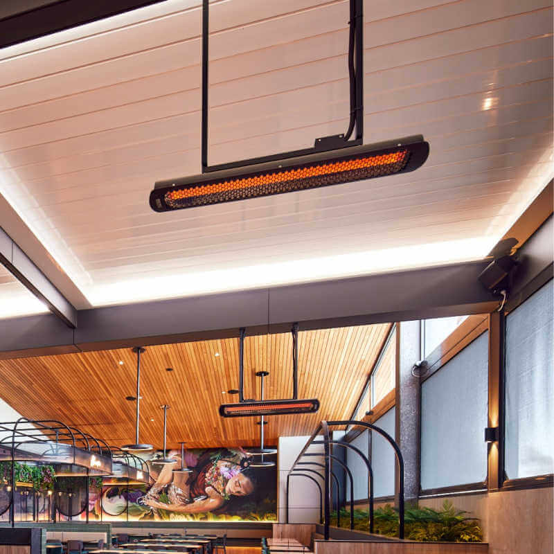 Bromic Tungsten Electric Heater | Ceiling Extension Mount