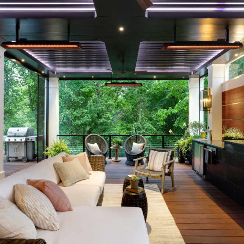 Bromic Tungsten Electric Heater | Ceiling Mounting