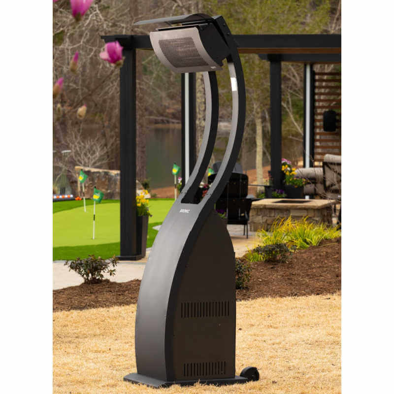 Bromic Tungsten Portable Freestanding Heater | Shown Outdoors