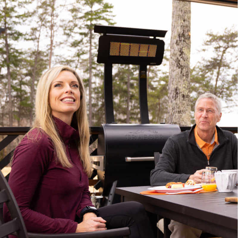 Bromic Tungsten Portable Freestanding Heater | Shown on Deck