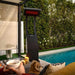 Bromic Tungsten Portable Freestanding Heater | Shown Near Pool