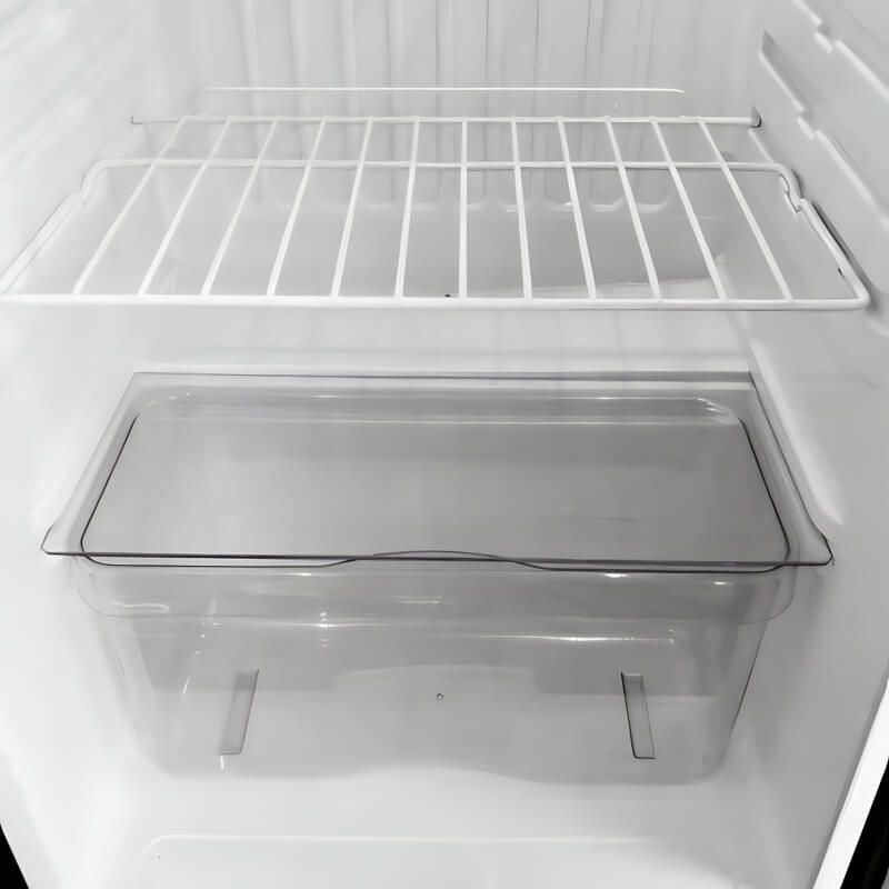 Bull-11001-20-Inch-4.5-Cu.-Ft.-Compact-Refrigerator-With-Recessed-Handle-Stainless-Steel-Drawer-Detail