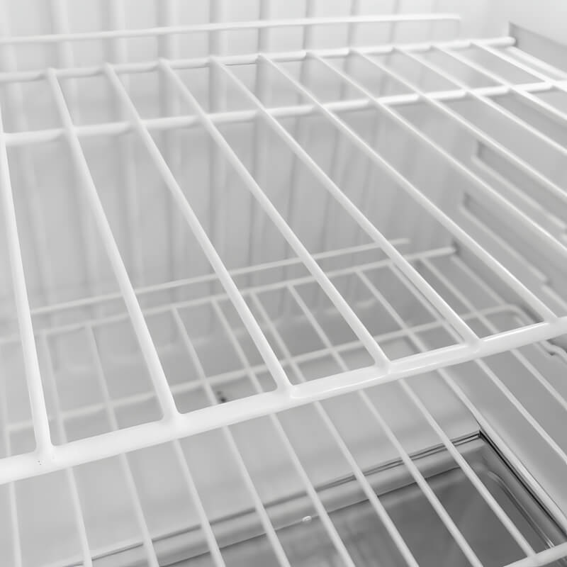 Bull 11001 20 Inch 4.5 Cu. Ft. Compact Refrigerator With Recessed Handle Stainless Steel Shelves