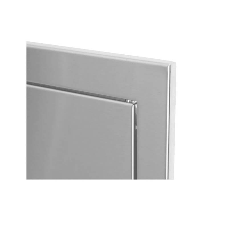 Bull 26 Inch Large Single Stainless-Steel Drawer With Reveal | Raised Mounting