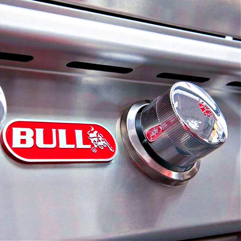Bull Outlaw 30-Inch 4-Burner Freestanding Gas Grill | Zinc Gas Knobs