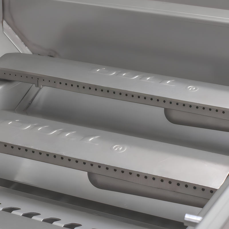 Bull 47629 Angus 30 Inch 4 Burner Built In Gas Grill With Rotisserie Burners Detail