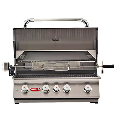 Bull Angus 30-Inch 4-Burner Built-In Gas Grill | Rotisserie Kit