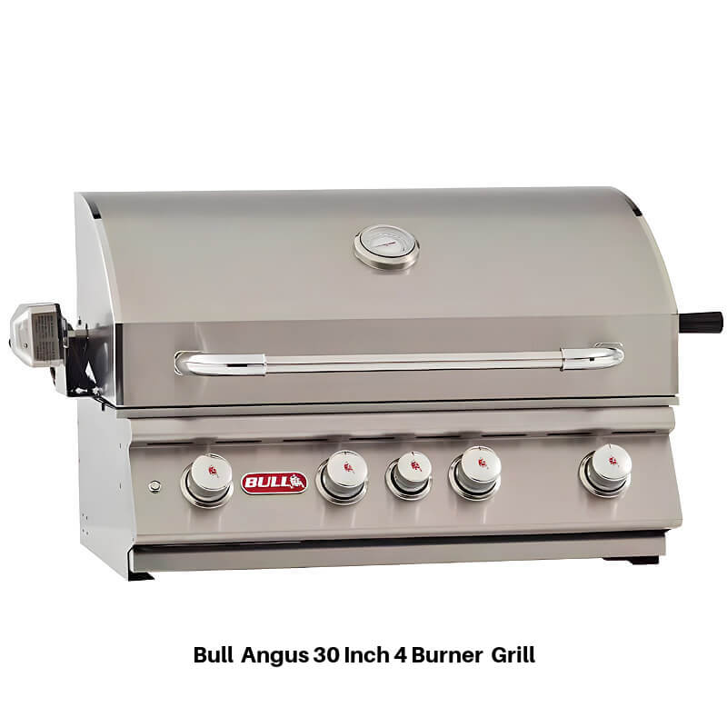 Bull Luxury Q L-Shaped BBQ Grill Island | Angus 30-Inch 4 Burner Grill