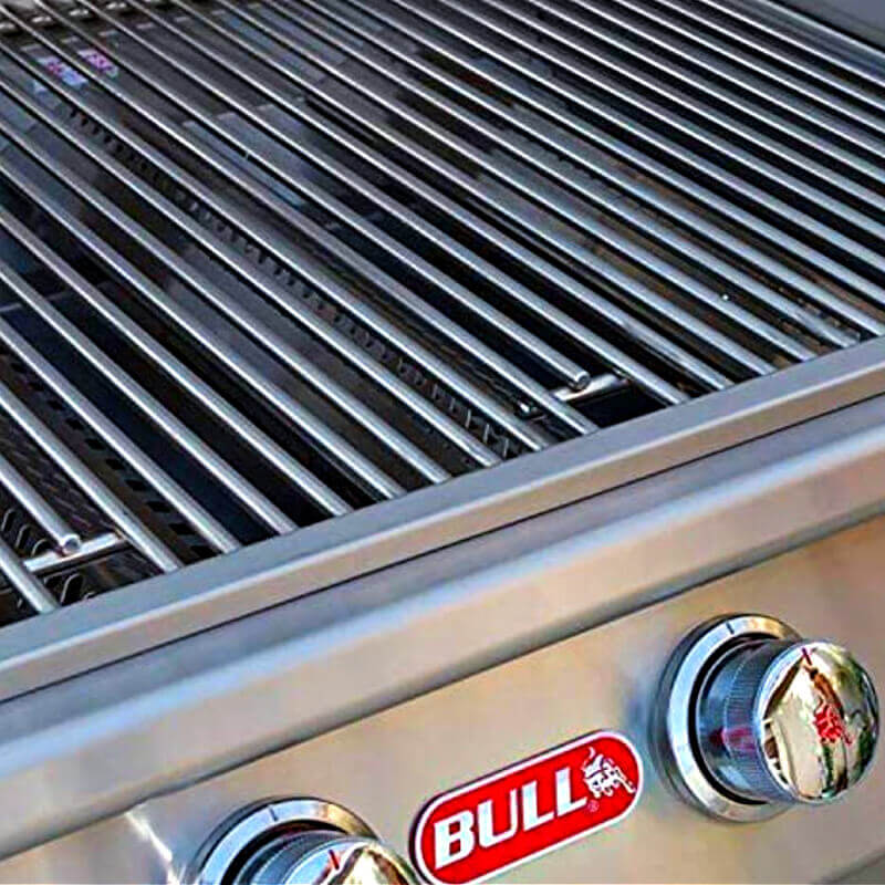 Bull 8 Ft BBQ Grill Island | Angus Gas Grill Stainless Grill Grates