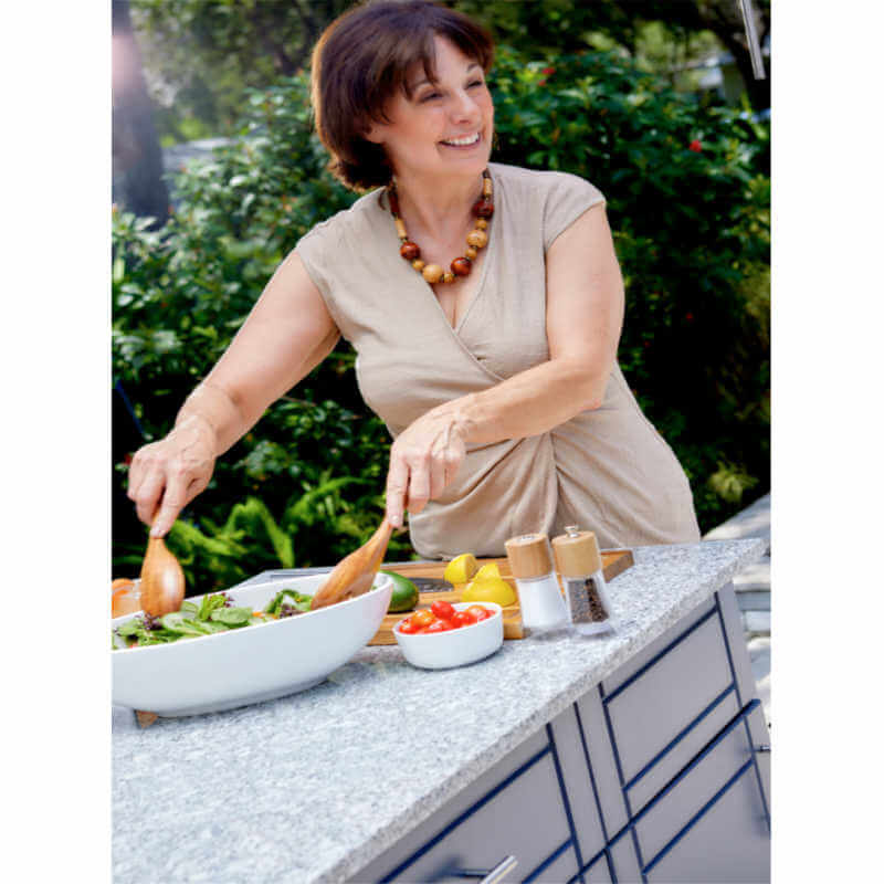 Bull Augusta 10 Ft Dura Outdoor Kitchen | Shown with Granite Countertop