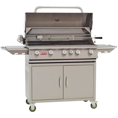 Bull Brahma 38 Inch 5 Burner Freestanding Gas Grill | Rotisserie Kit Included