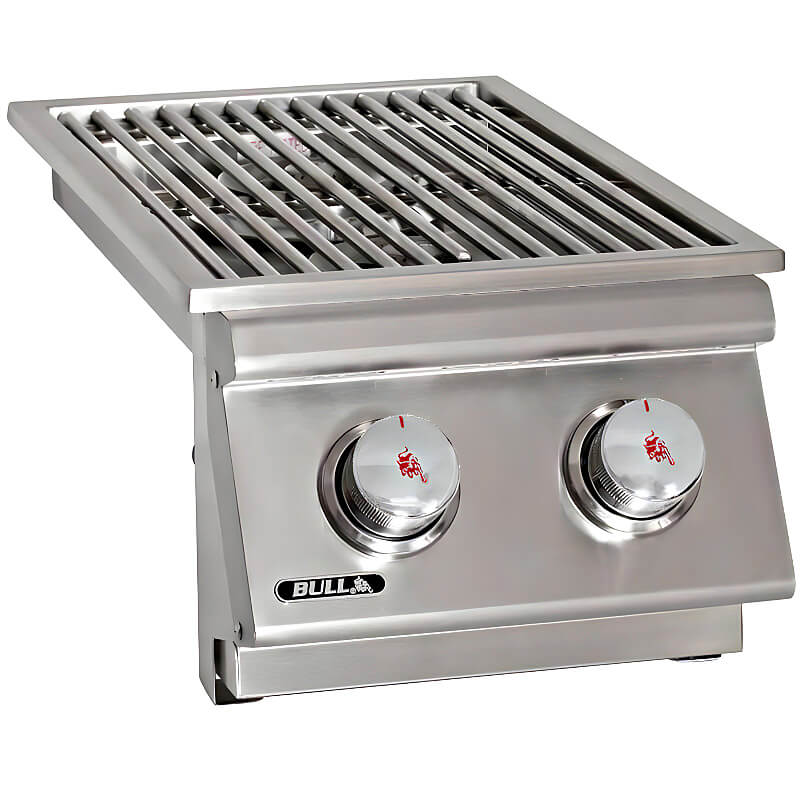 Bull Built-In Gas Double Side Burner | 13-Inch Width Compact Design 