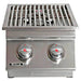 Bull Built-In Gas Double Side Burner With Stainless Steel Lid