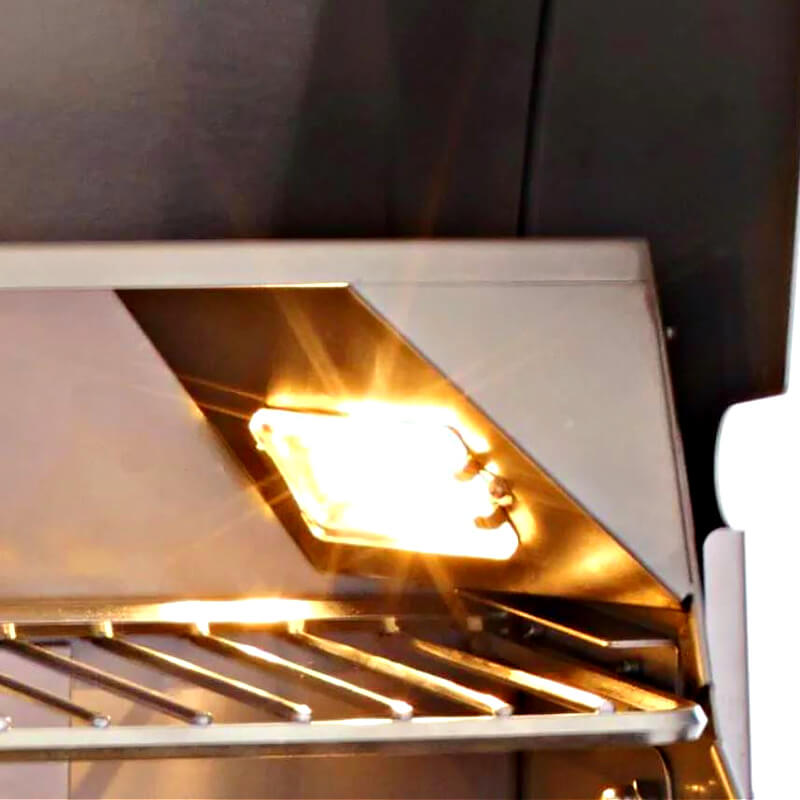 Bull Power Q BBQ Grill Island | Built-in Lights