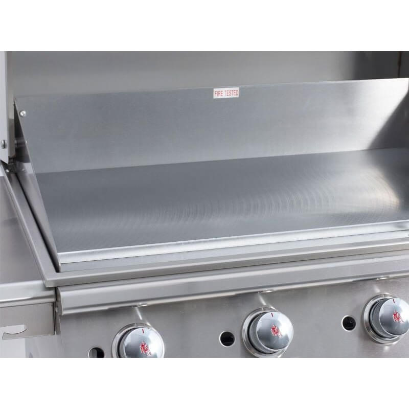 Bull Flat Top Grill w/ Cart | Full-Length Grease Tray