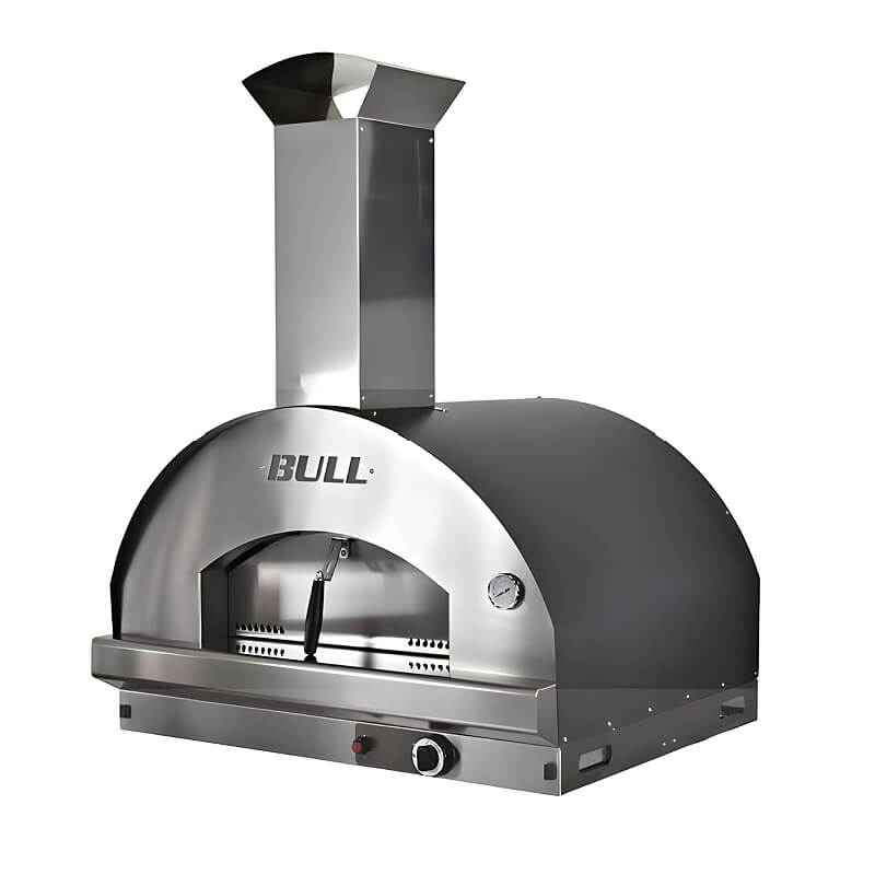 Bull-Gas-Fired-Italian-Made-Pizza-Oven | 304 Stainless Steel Construction