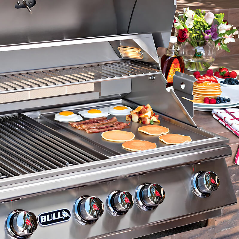 Bull Removable Griddle Plate | Shown on Griddle