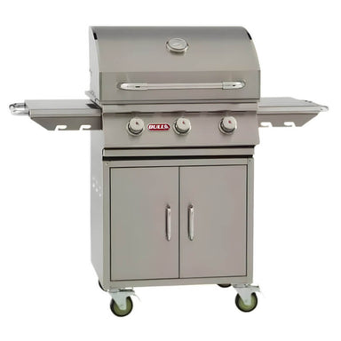 Bull Steer 3 Burner Stainless Steel Freestanding Grill | Double Door Storage