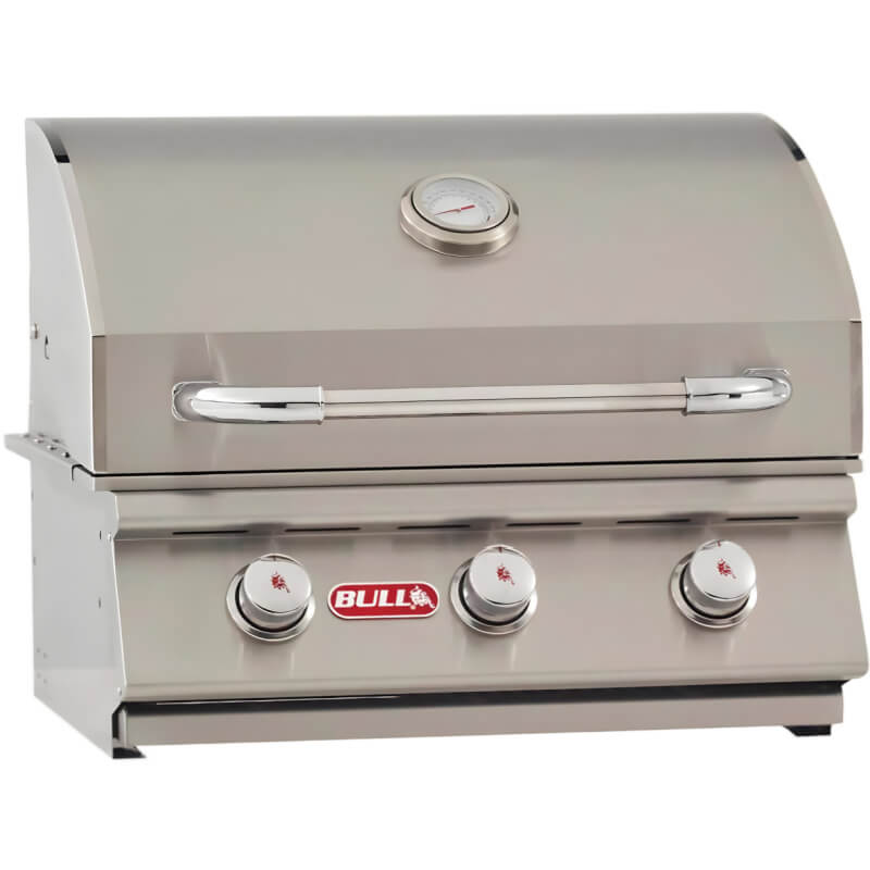 Bull Steer Premium 3-Burner Built-In Gas Grill