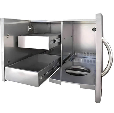 Cal Flame 30 Inch Door & Drawer Combo | Optimal Storage Space