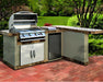 Cal Flame 8 Ft. L-Shaped BBQ Grill Island - BBK830 | On Patio